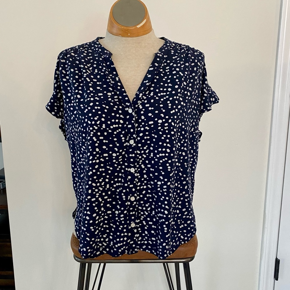 J.Crew Mercantile short sleeve v-neck top